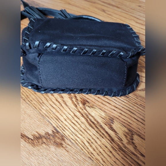 Black suede fringe purse - Picture 7 of 10